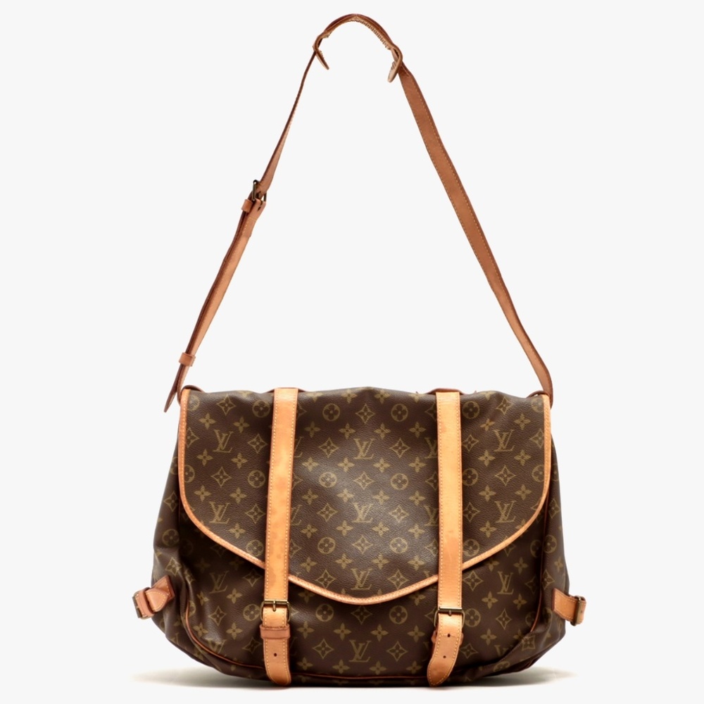 Louis Vuitton Monogram Canvas Saumur 43 Crossbody / Shoulder Bag